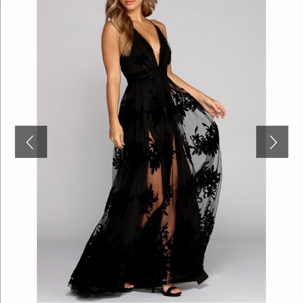 black dress